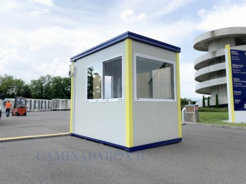 Monoblocco Box Coibentato ad uso ufficio o guardiola - 3326 - 12532 - 8651JPG