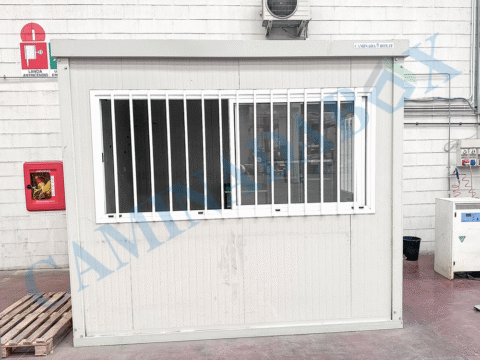 Monoblocco Pref Coibentato USATO ad uso Locale Comando 5975 30707 25