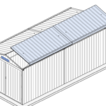 Pezzo schema di montaggio box lamiera